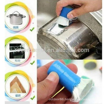 Cleaning Brush Stainless Steel Brush Magic Stick Metal Rust Remover Cleaning Stick Wash Brush Pot